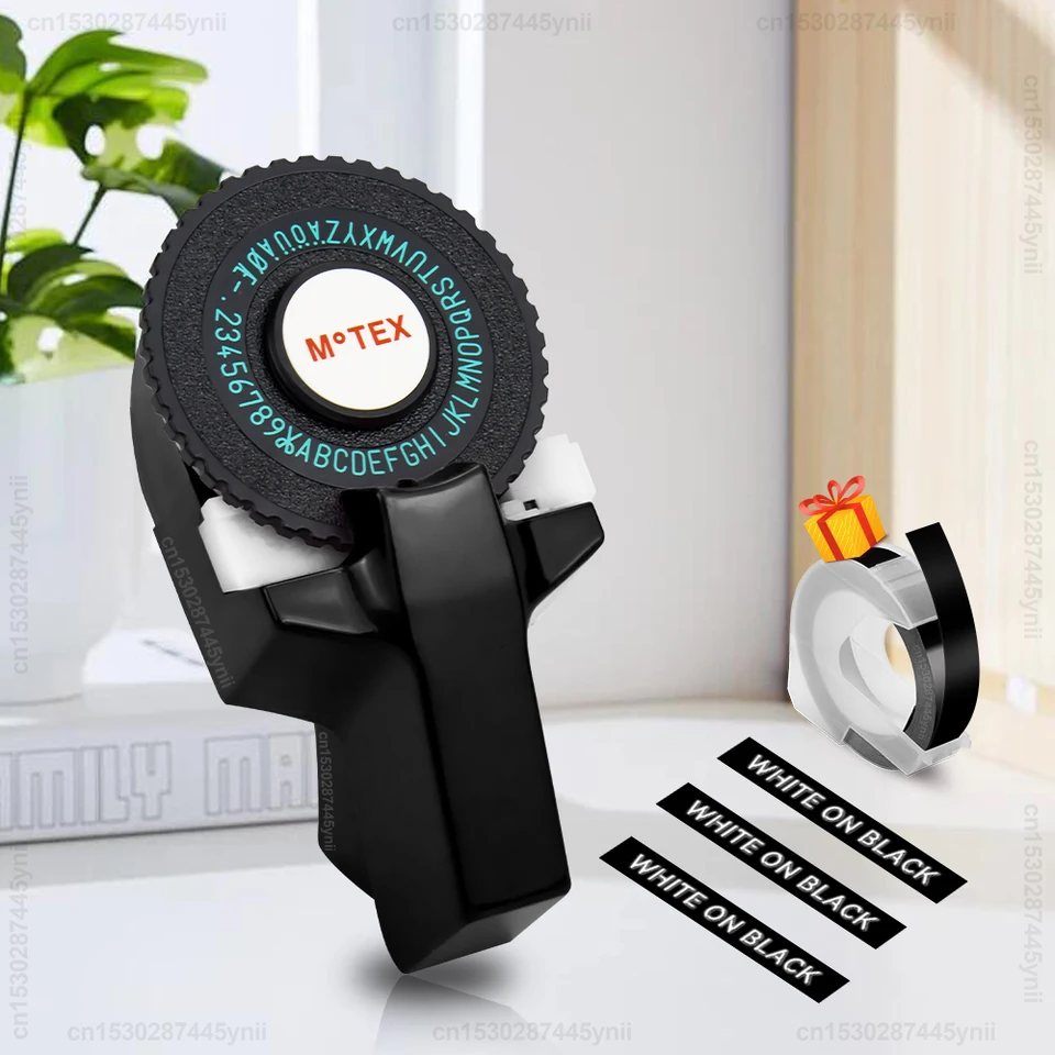 Príručka písacieho stroja Motex E101 Label Printer Vymeňte pre B90 Dymo 12965 3D Embosing Label Maker DIY Dymo 3D REFIERSKÁ NÁKA