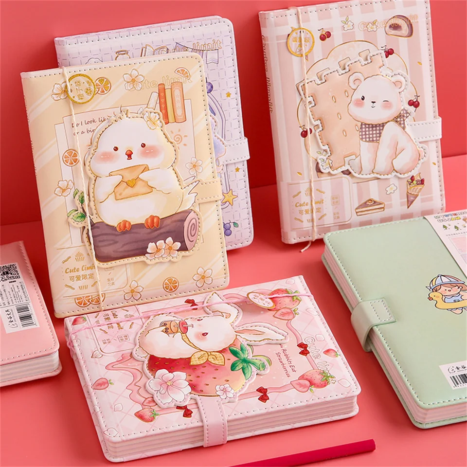 Príručka roztomilá farebná stránka Magnetic Buckle Táto sada vynikajúcich notebookov študentský notebook