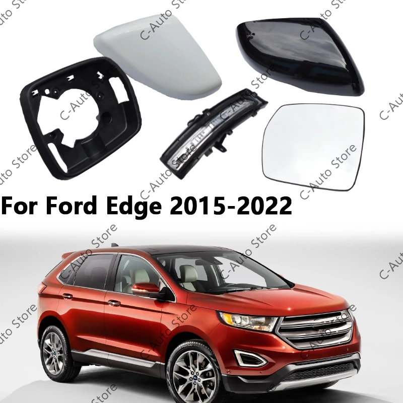 Príslušenstvo spätného zrkadla Otočenie signálu spätného zrkadla Rámu spätného zrkadla pre Ford Edge 2015-2022 Príslušenstvo automobilu