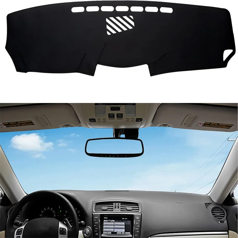 Prístrojová doska Svetelná tienenie ľavého pohonu Dashboard Case Dashboard Pad Mat Dashmat pre Lexus IS250 IS350 2006-2011