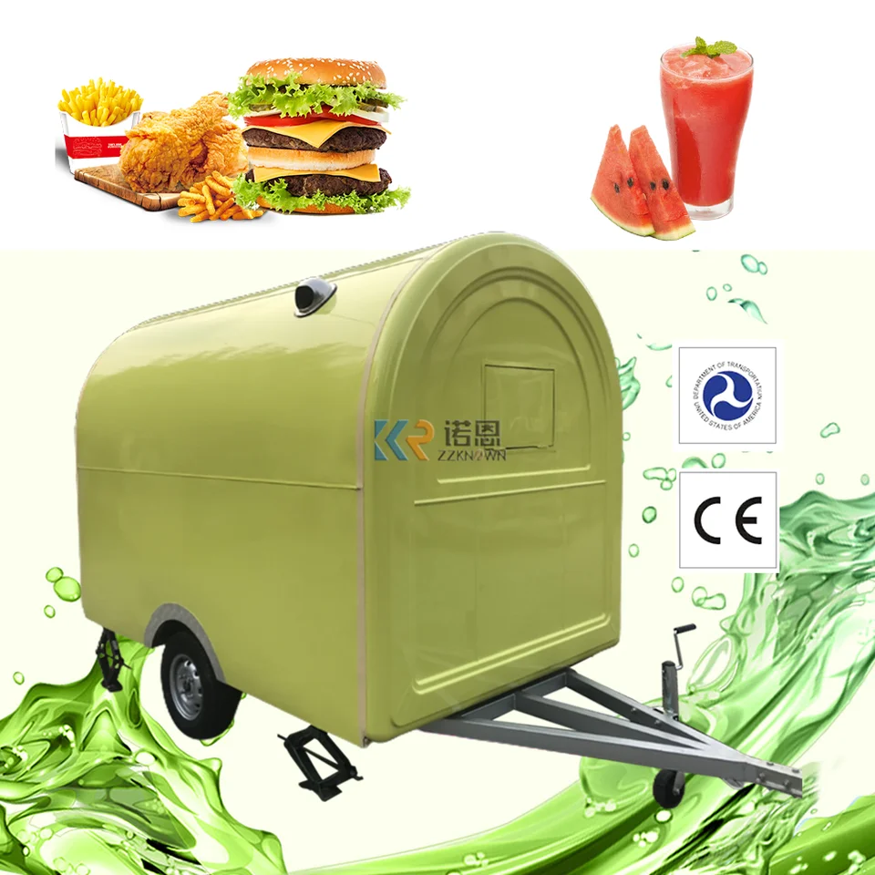 Príves mobilného vozidla Mobile Kitchen Plne vybavené občerstvenie zmrzliny Vety Vlastné jedlo Kiosk Koncesia v rožku v rožku šťavy na predaj