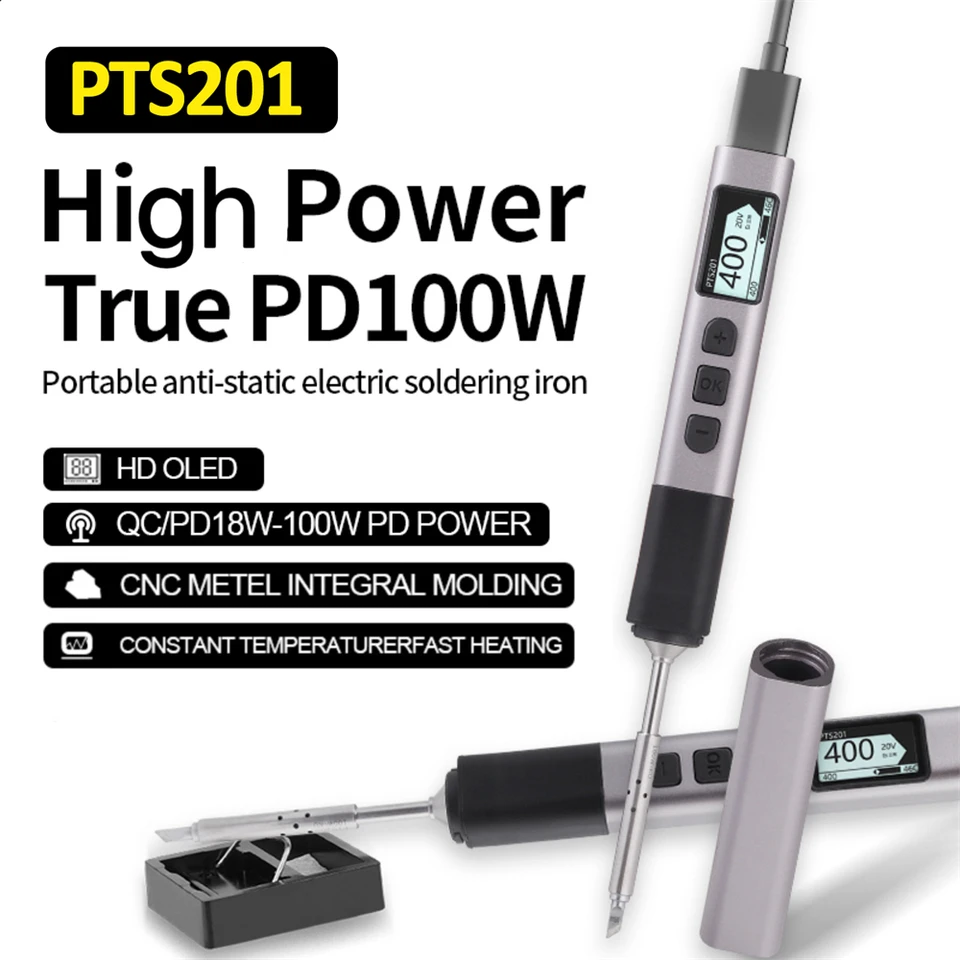 PTS201 PD 100W spájkovací železný prenosný spájka