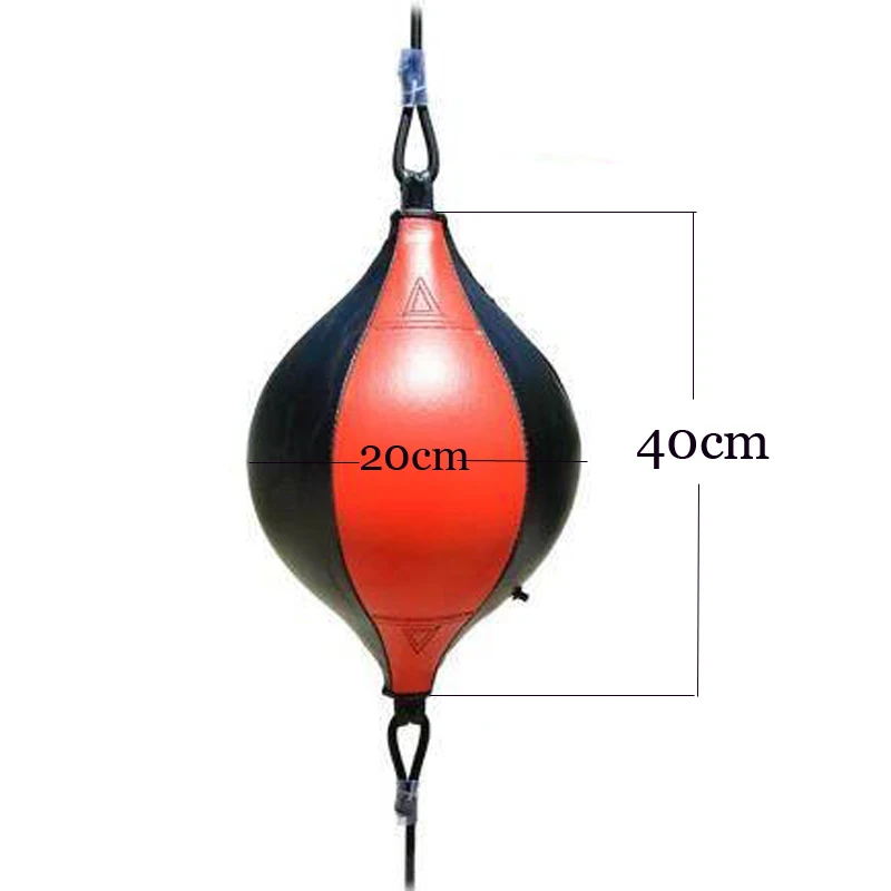 PU Boxing Training Batching Bag Fitness Muay Thai Thai Double End Box Speed ​​Rýchlosť lopty nafukovacie boxerské zariadenie Kulturista