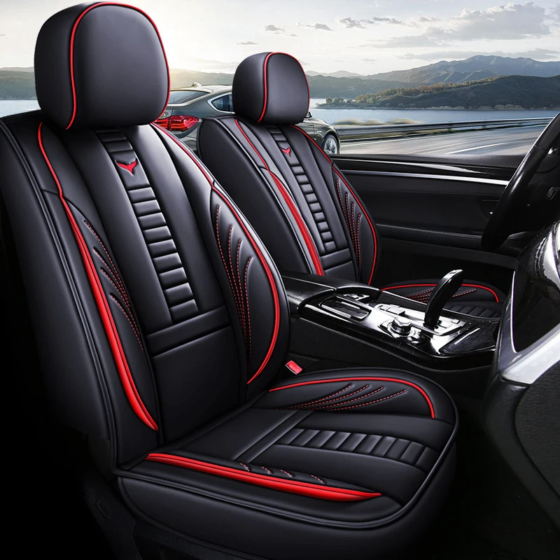 PU kožené autosedačky pre sedenie pre autosedačky pre VW Polo Golf Passat CC Touran Touran Toug Touareg Phaeton T-ROC Multivan Interior Accessories