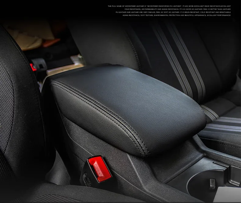 PU kožené autá lakťové lakťové krabice kryt auto pre vozidlá pre VW Tiguan MK1 2007-2014