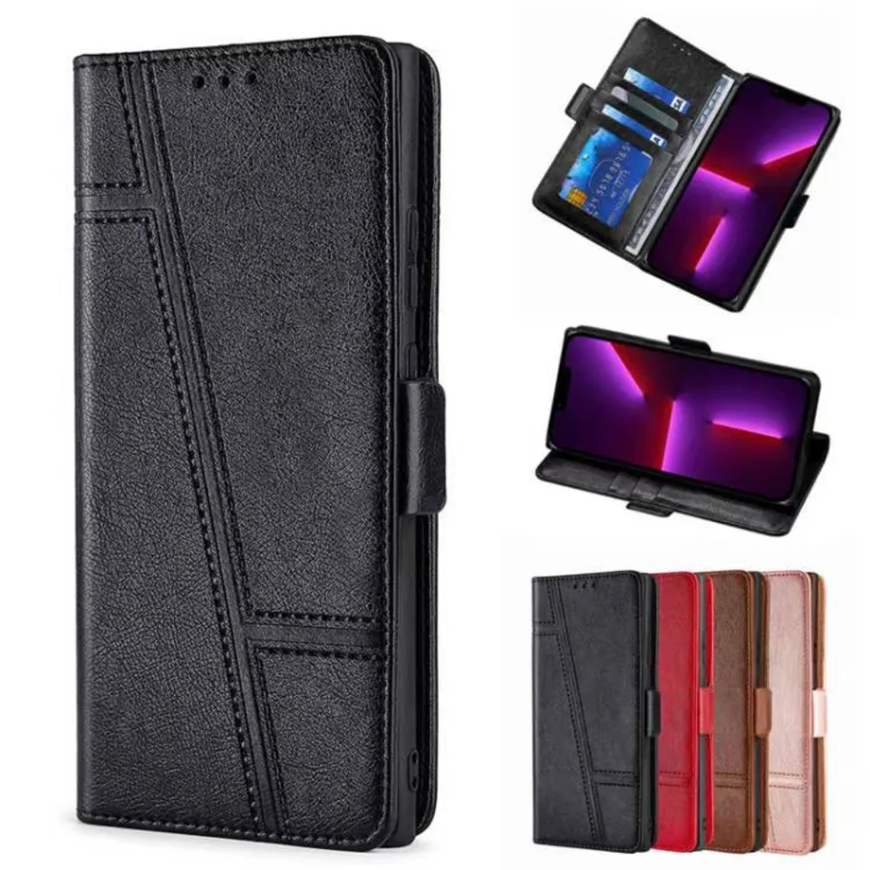 Pu kožené puzdro pre kože pre Samsung Galaxy Note 4 5 8 9 10 20 LITE F04 F34 F12 F15 F41 F54 F62 Pro Plus plus ultra 5G Flip Cover Tašky