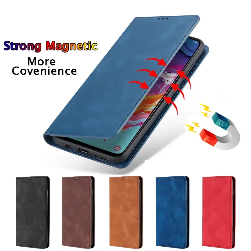 Pu kožené puzdro pre Tecno Pop 2 2f 4 6 7 8 Power Spark 4 9 10 10C GO 8C 20C 2022 2024 2023 Pro Plus 4G Flip Magnetic Cover Bags