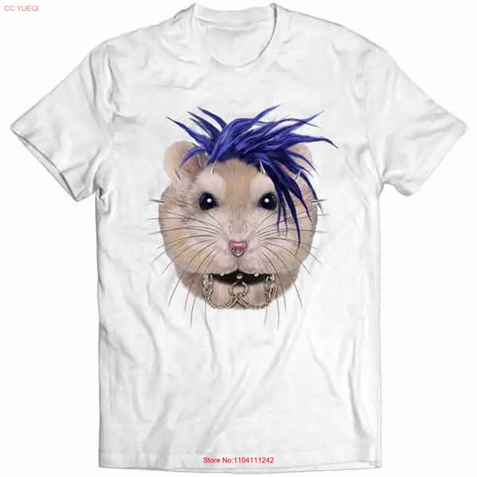 Pudding trpaslík škrečok v punk rockový štýl mládežnícky tričko Printstart dlhé alebo krátke rukávy