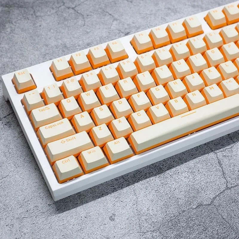 Pudingové kľúče, dvojfarebný PBT Material OEM Vysoko nepriehľadné kľúče, vhodný pre mechanickú klávesnicu RK