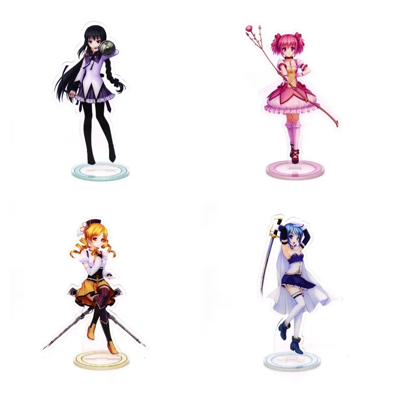 Puella Magi Madoka Magica Anime Akemi Homura akrylické stojany Kaname madoka postava Model Plate Držiteľ tortu tortu k narodeninám hračky