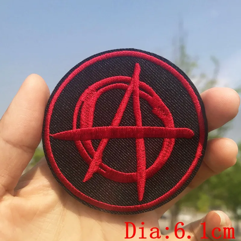 Pulaqi Punk Patch Metal Band Patch vyšívané záplaty pruh železo na záplatách pre odevné hudobné rockové skupiny odznaky DIY