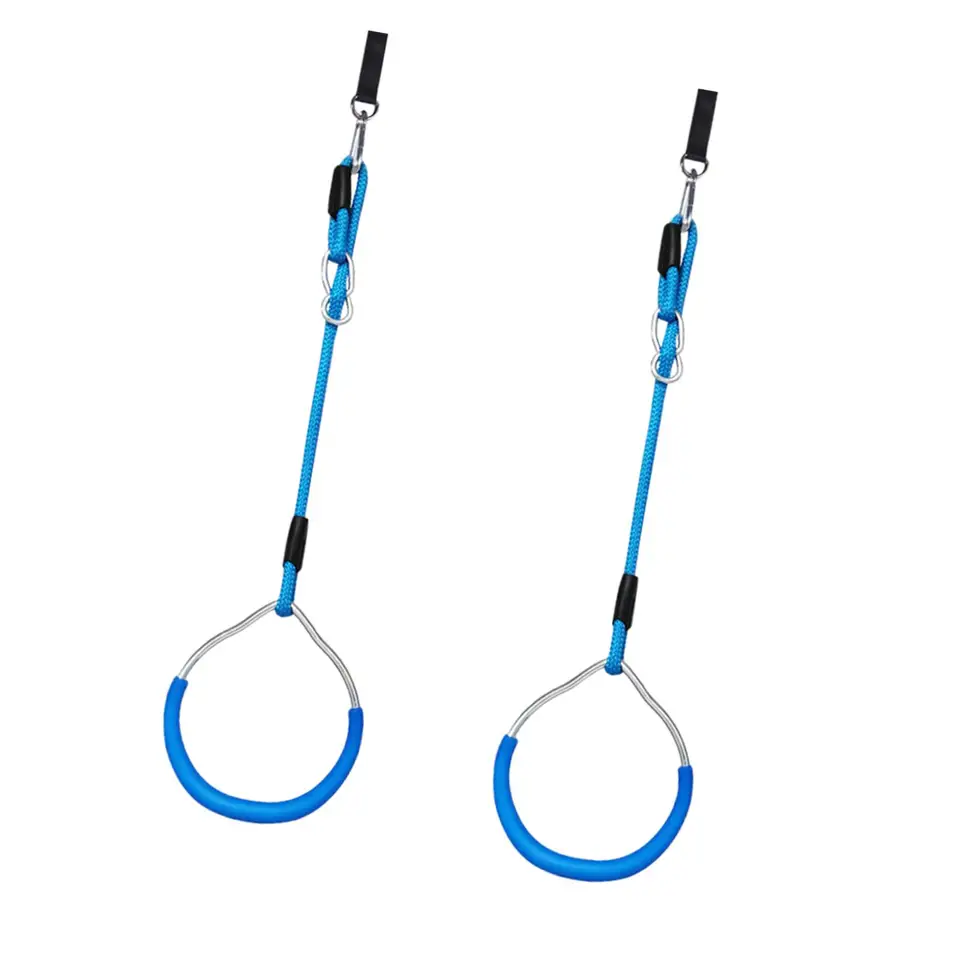 Pull Up Ring Training Equipment pre deti dospelých kalisteniky v interiérovom vonkajšom tréningu nastaviteľné popruhy spony