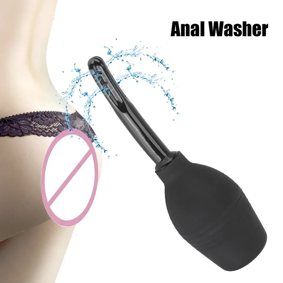 Pumpa na análnu podložku pre ženy vaginálne sprcha muži plužné plug sex hračky dospelých hier lekársky čistič erotický produkt douche klystír