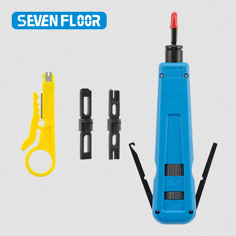 Punch Down Tool 66/110/88 Typ Multifunkcia sieťového káblového nástroja s dvoma čepeľami Telefónny nárazový terminál Nástroje na vkladanie