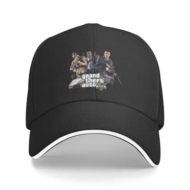 Punk unisex Grand Theft Auto baseball cap