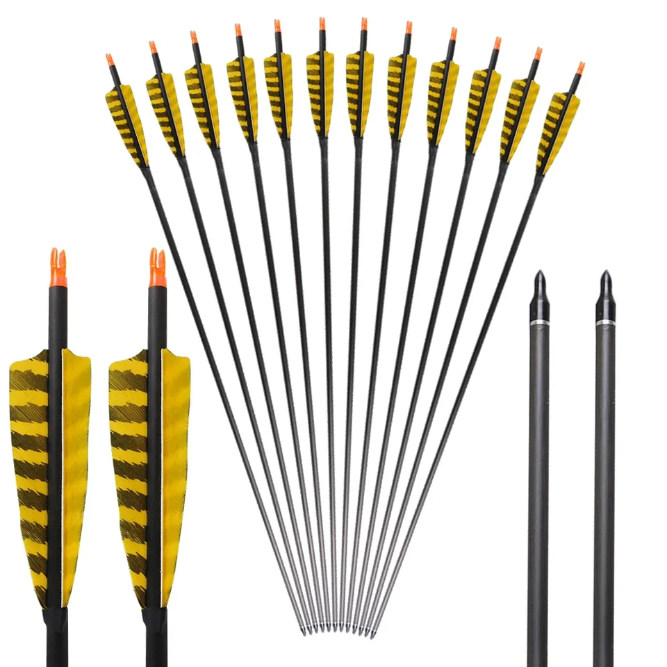 Pure Carbon Arrow s morčacie perie 32 