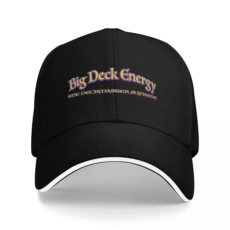 Purple Big Deck Energy: The DeckMaster Supreme. Baseballová čiapka hip hop luxusná klobúk klobúk muž luxusná ikona dámsky 2025 pánsky