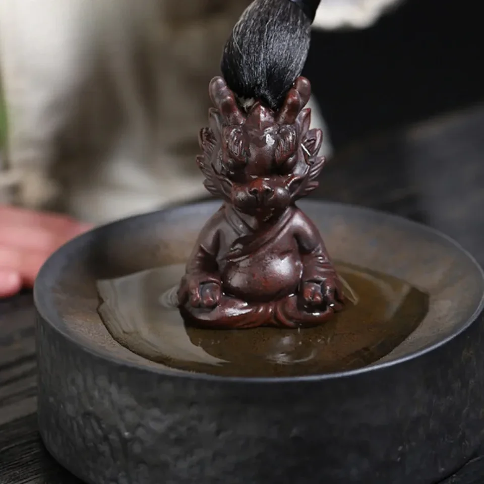 Purple Clay Tea Pet Dragon Dragon Meditácia meditácia
