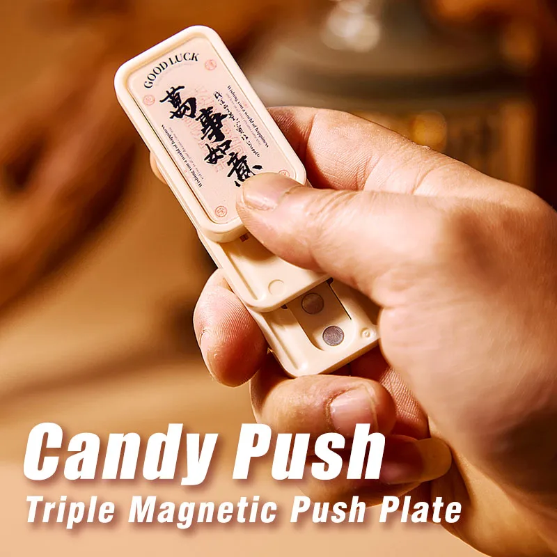Push karta magnetického posúvača EDC Fidget Slider ADHD anti stres hračky Stres a zmiernenie úzkosti fidget hračky hračky