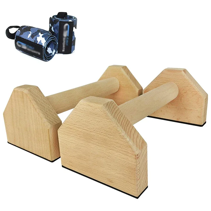Push-up stojan na drevo pushup tyče