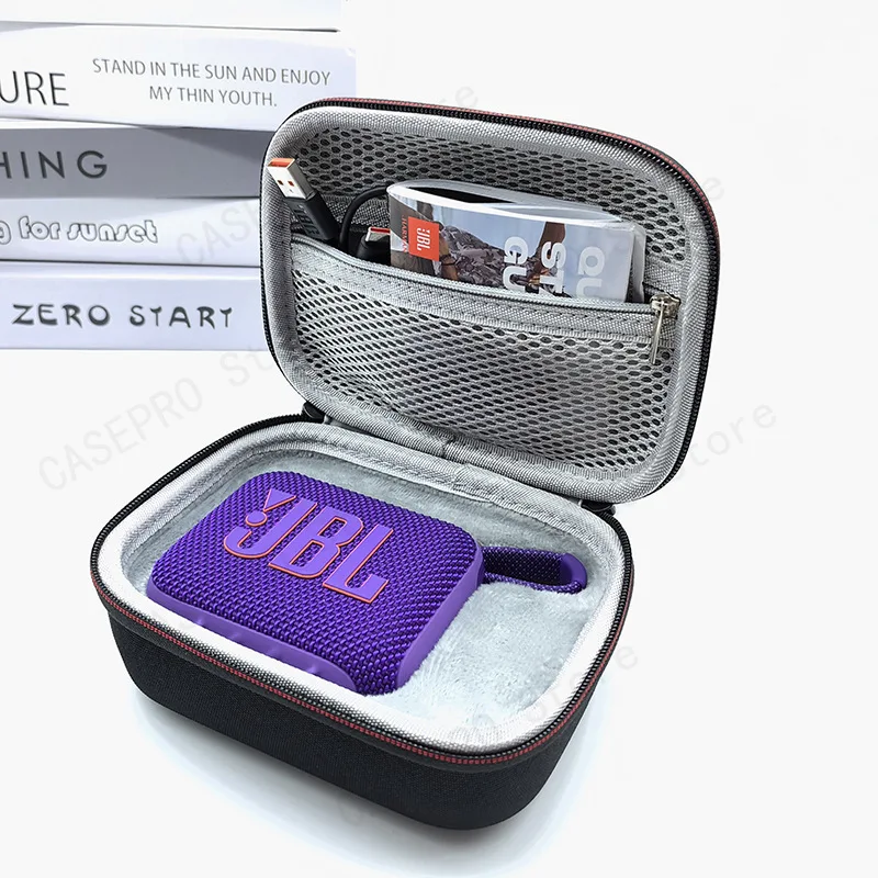 Puzdro EVA pre JBL GO4 BAG BAG SOCOPPORPPOP APRID SURTI SCRACT CESTUCE OBRAZOVANIE TAHO PRÍRUČKA PRÍRUČKA NA SPRÁVA (Reproduktor nie je zahrnutý)