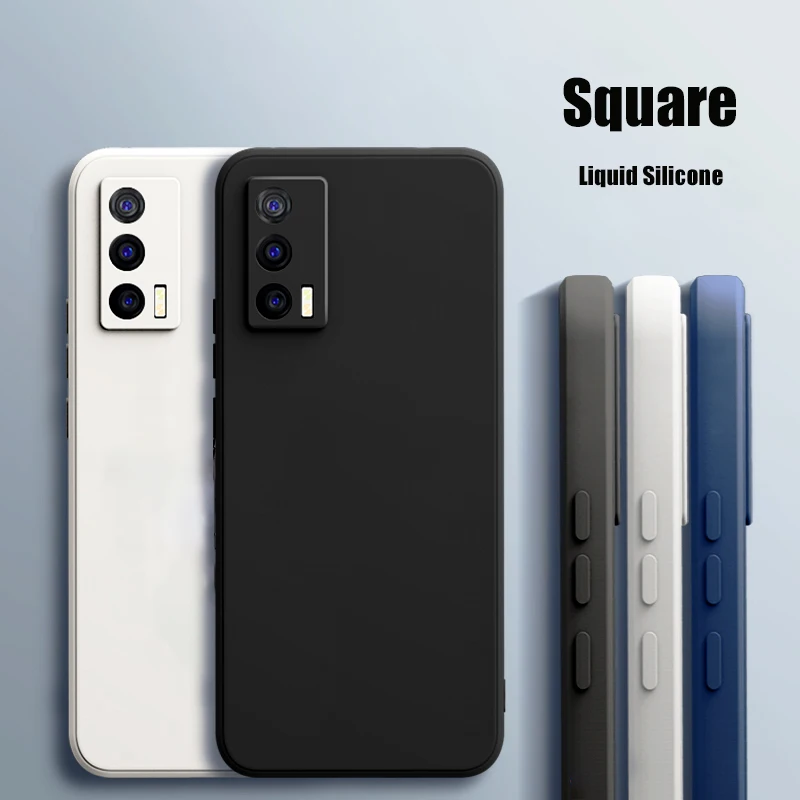 Puzdro na luxusný telefón pre Vivo Iqoo Neo 5 Neo5 SE 5S Lite Vitalityedition Funda S NEO5S 5G Soft Square Liquid Silikone Silikone Cover Cover