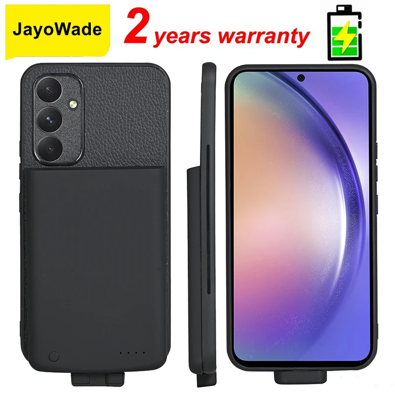Puzdro na nabíjačku batérie Jayowade 5000 mAh pre napájacie puzdro Samsung Galaxy A54