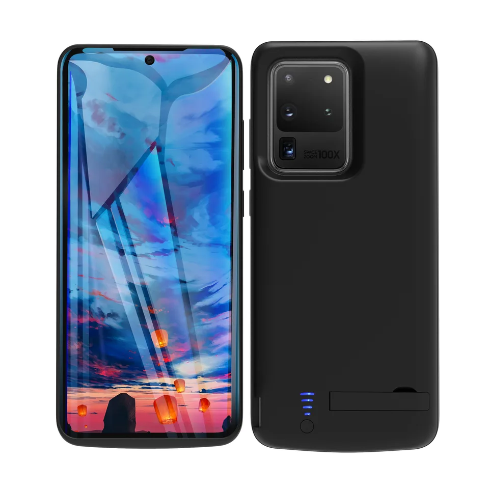 Puzdro na nabíjačku batérií pre externú zálohovanie pre Samsung S20 S21 S22 Ultra Plus S20FE S21FE S10 Plus S10E Power Bank Cover Cover Case Case Case
