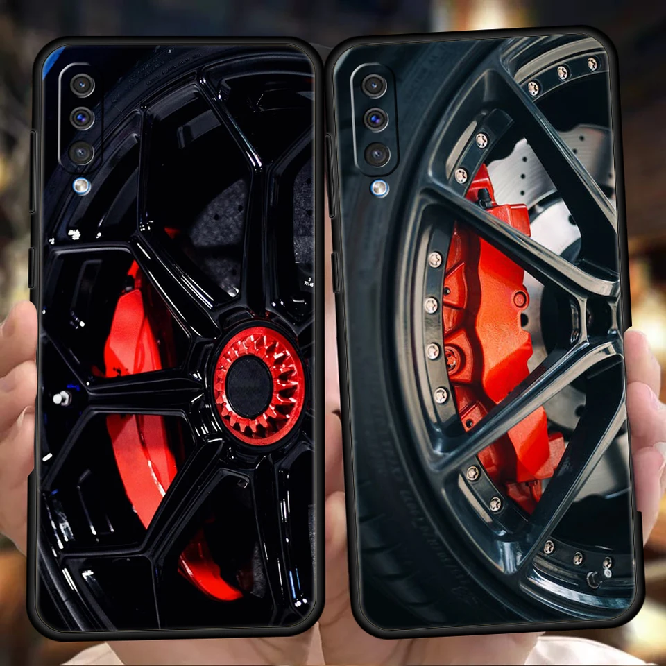 Puzdro na pneumatiku s pneumatikou športového automobilu pre puzdro na telefón Samsung Galaxy A12 A22 A50 A70 A20 A10 A10 A42 A52 A20S A02 A03 A04 5G Silikónový kryt