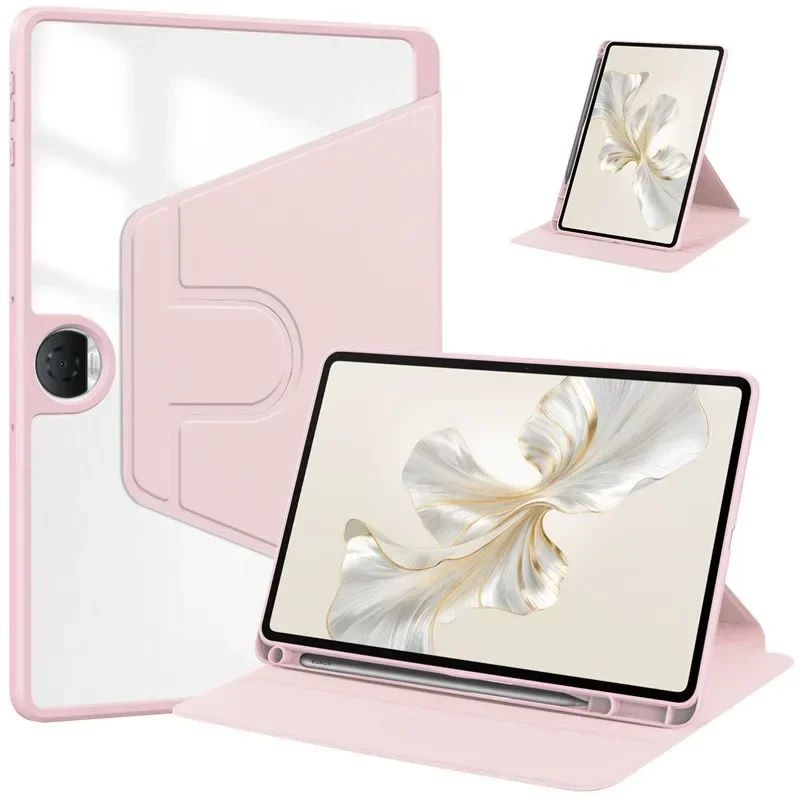 Puzdro na rotáciu akrylu pre podložku OnePlus Go 11,4 palca PU kožený kryt pre Oppo Pad Neo Air 2 11.4 