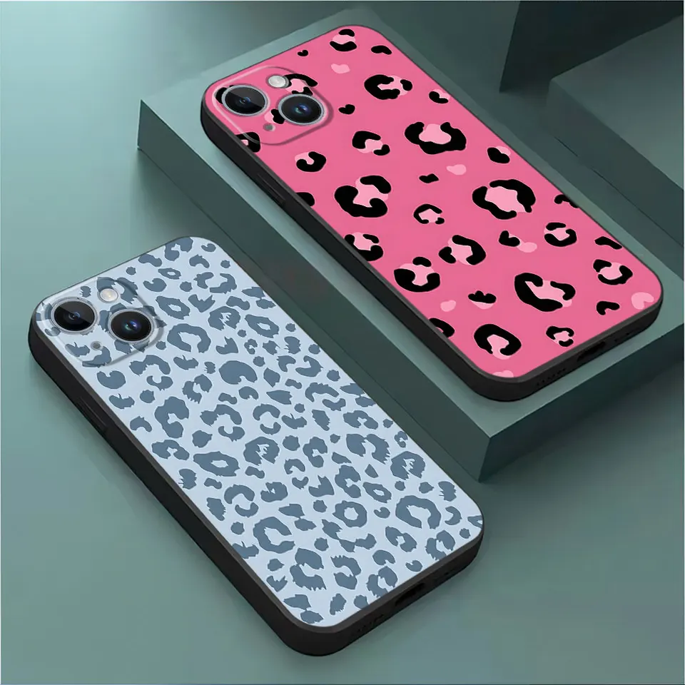 Puzdro na silikónový telefón pre Samsung Galaxy S9 S8 Plus Poznámka 20 Ultra poznámka 9 8 S10 Poznámka 10 Plus Creative Leopard Print Coque Cover