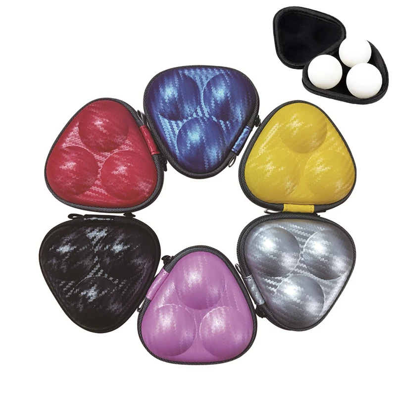 Puzdro na stolný tenis 3 Ping-Pong Balls Storage Bag Tvrdé skrinky