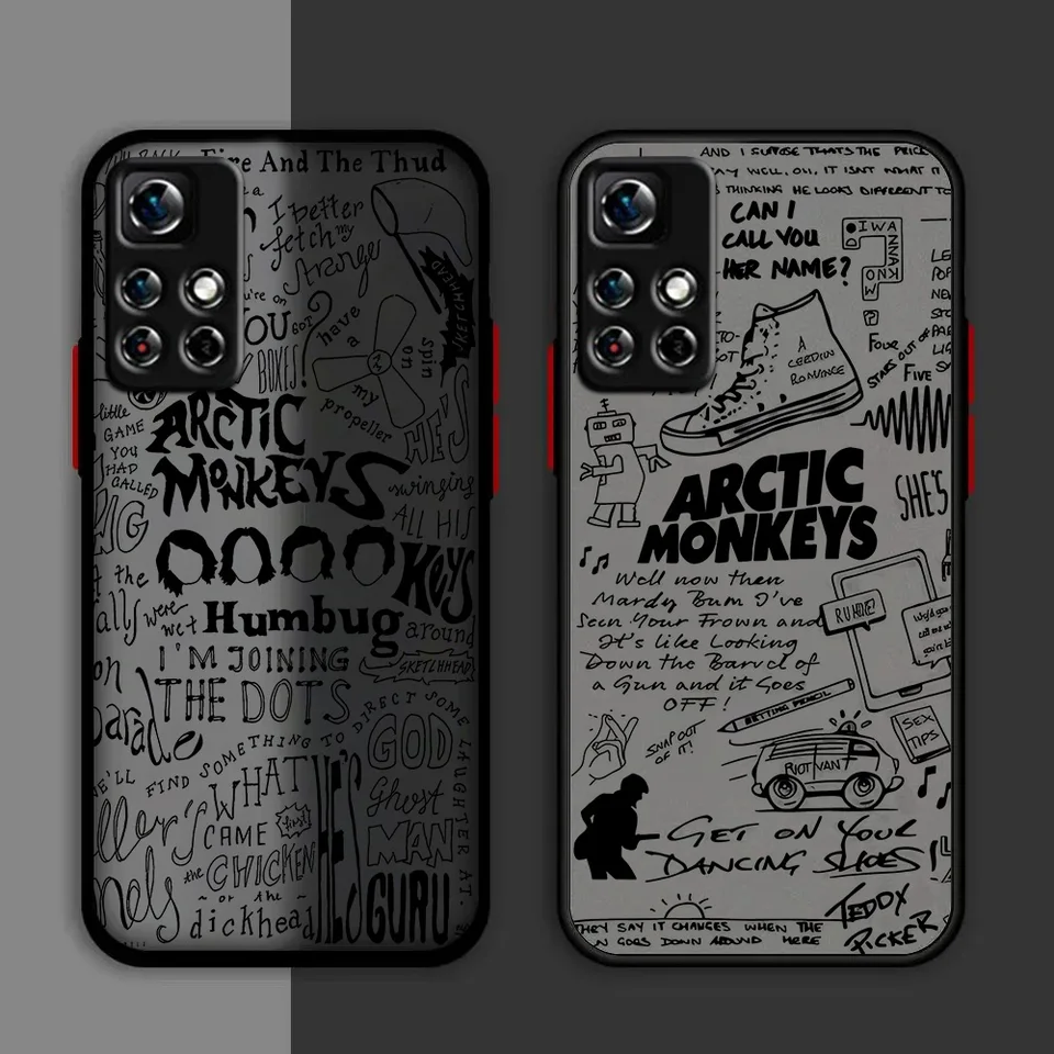 Puzdro na telefón arktické opice pre iPhone 16 15 14 13 12 11 Mini Pro Max x xr xsmax 7 8 plus matný priehľadný zadný kryt