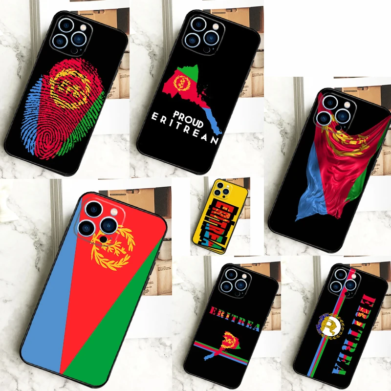 Puzdro na telefón Eritrea pre iPhone 16 15 14 13 12 11 Pro Max x xr xs max 7 8 plus 12 13 Mini zadný kryt