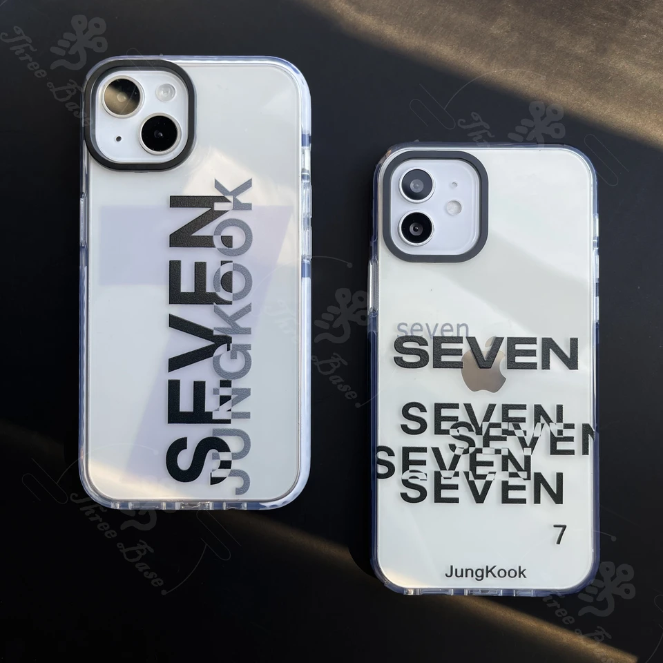 Puzdro na telefón Jungkook sedem pre iPhone15promax 15Plus 15Pro 7 SE2 8Plus xs xr xsmax 12pro 11Prromax 13Pro 13Mini 14 14 14Prromax