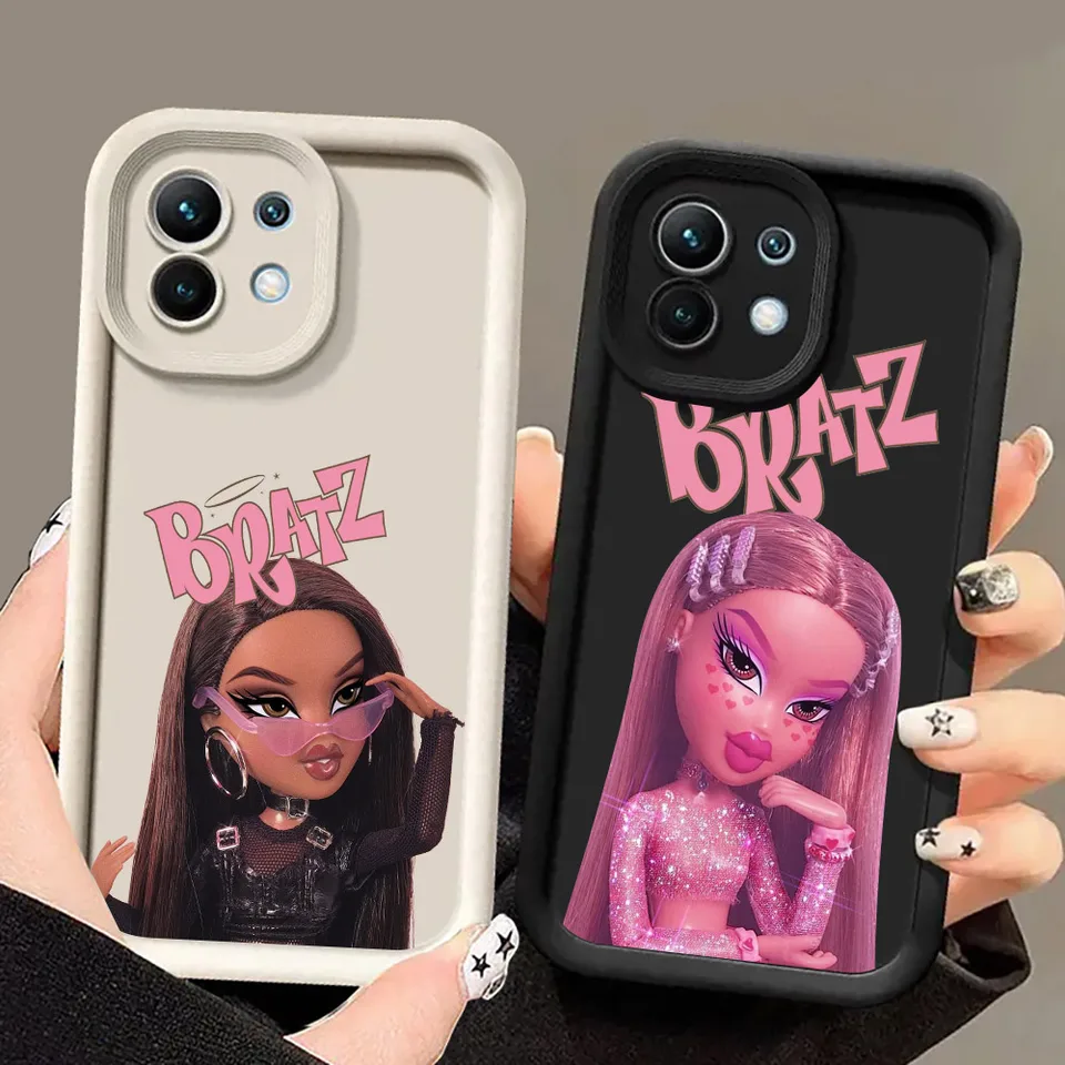 Puzdro na telefón M6Pro pre Xiaomi 14t 14 13T Pro 12 13 11 Lite Poco F3 F5 x3 x5 x6 m5s M6 Pro Soft Shock odolný voči módnej bábike Bratz