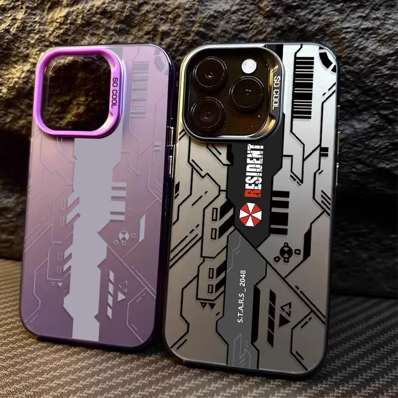 Puzdro na telefón pre Samsung Galaxy A55 A35 A25 A15 A05 A05S 5G A13 A23 A12 A22 A32 A52 A52S A72 A51 A71 Resident Evil Evil Crisis Pattern