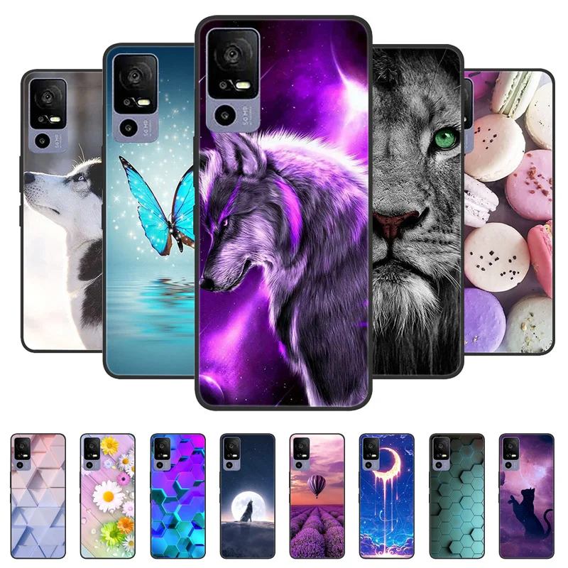 Puzdro na telefón pre TCL 40 NXTPAPE 5G PASES Soft Silikone Cover pre TCL 40 NXTPAPER 5G Fashion Case 6.6 '' Coques Shockproof Shell