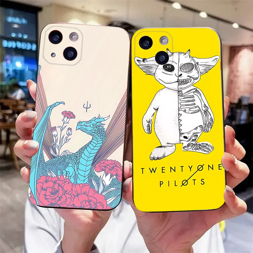 Puzdro na telefón Twenty One Pilots pre iPhone 15 11 13 14 Pro Max 7 8 Plus x xr xs Max SE2020 12Mini Cover Case