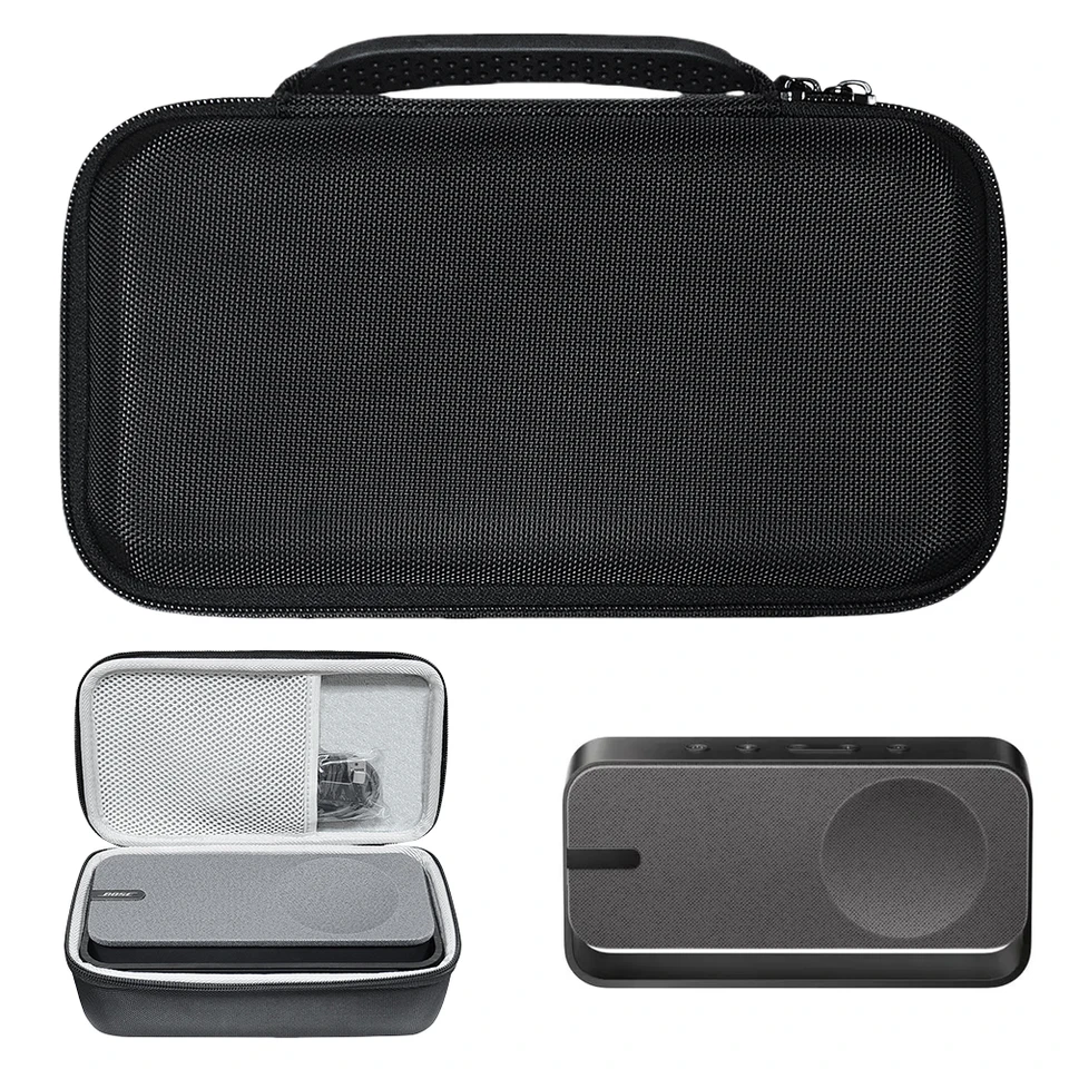 Puzdro na tvrdé cestovné reproduktory Anti-Scratch Hard Carry Case Casting Protective Case pre Bose SoundLink Home Reproduktor a nabíjací kábel