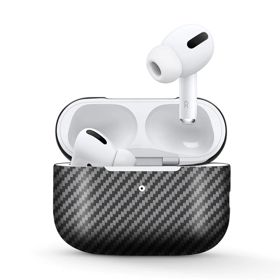 Puzdro na uhlíkové vlákna pre AirPods Pro 2 pokrývajú skutočné uhlíkové vlákno pre Airpods 3 aramid ultra tenké puzdrá na ochranu slúchadiel pre AirPod