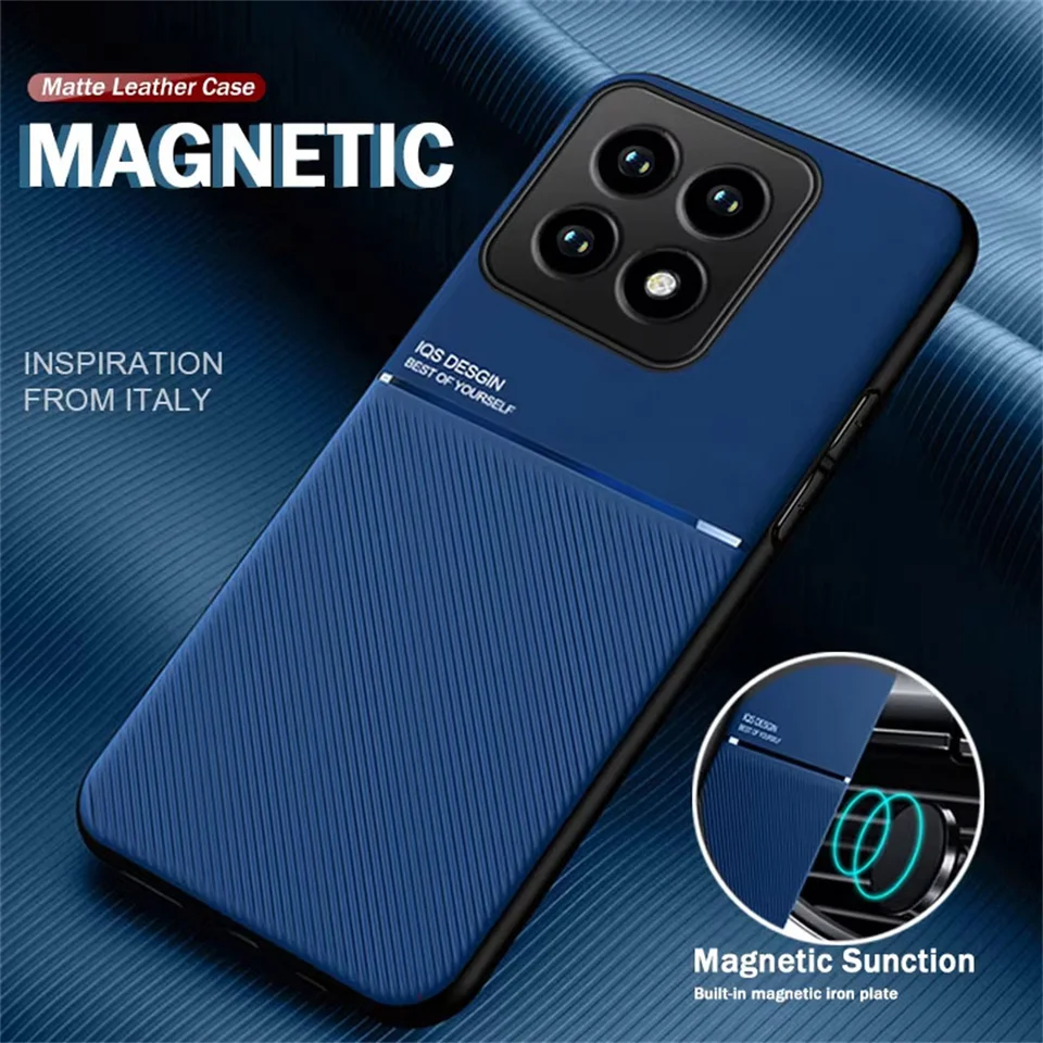 Puzdro o magnetovej koženej textúre pre xiaomi 14t 13t 12t pro 11t 12 11 lite 5g NE 12X 13 Ultra Cover pre Xiaomi 14T Pro magnetický case