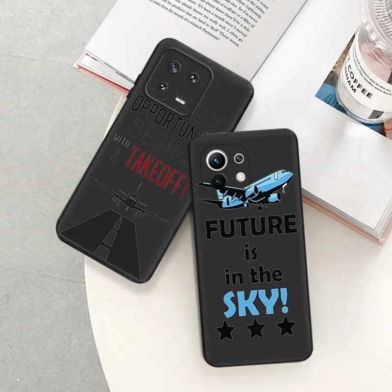 Puzdro o mäkkom telefóne pre Redmi Note13 Pro Plus 5G Note12 12C 13C Xiaomi 13 Lite 12 12x 12 Čierne Lietadlo Srdce World Map Cover Map Cover
