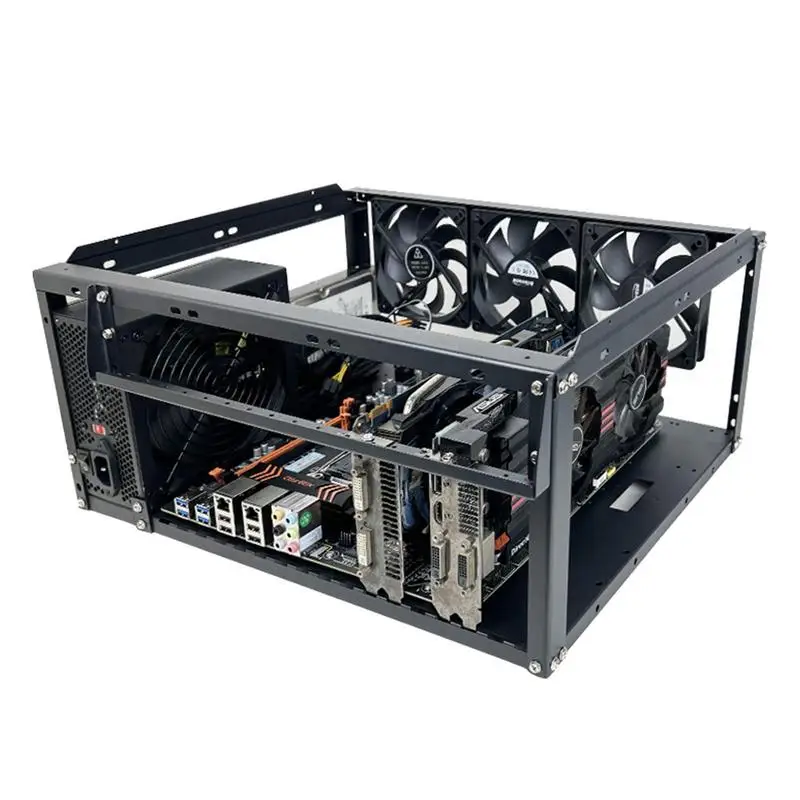 Puzdro PC kompaktné počítač Casecase Mini Tower Computer Casepc puzdro pre domácich majstrov podvozok