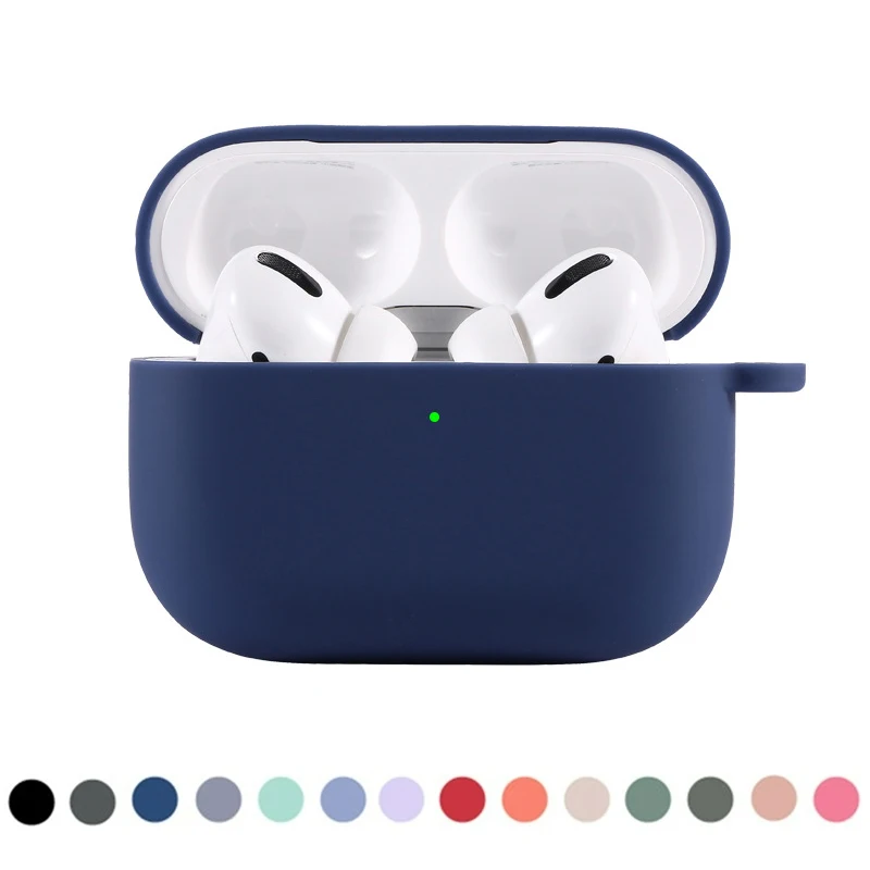 Puzdro pre Apple AirPods Pro 1. gen puzdra slúchadlá pre slúchadlá bezdrôtového bluetooth Silikone Air Pods Cover Cover AirPods puzdro