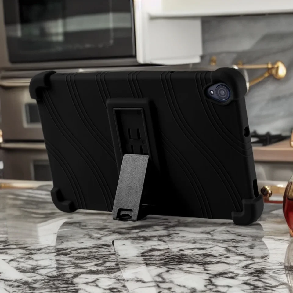 Puzdro pre BlackView Tab 5 Tablet Bezpečný nárazový prudký kremíkový kryt stojan