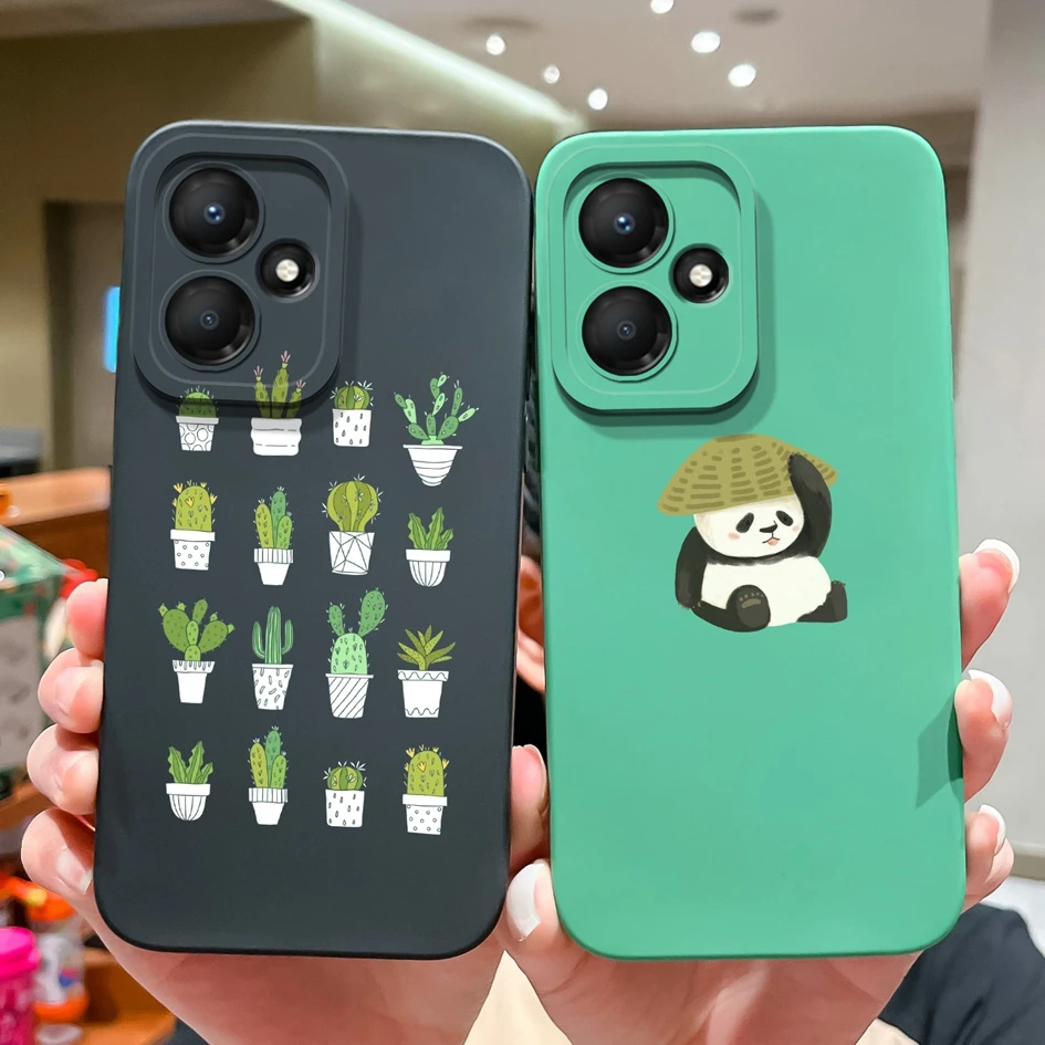 Puzdro pre Infinix Hot 30 Play 30i telefónny kryt roztomilý módny nárazový nárazový matný mäkký tekutý silikón TPU pre Infinix Hot30 30 I Funda