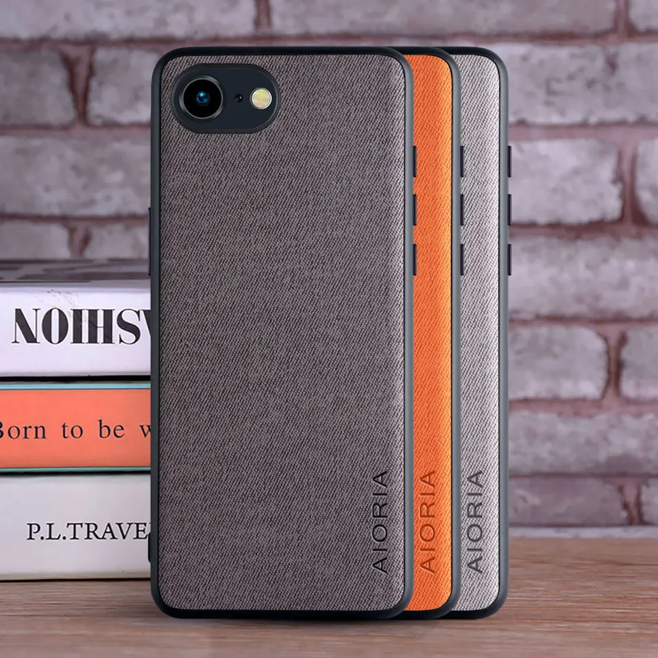 Puzdro pre iPhone SE 4 Funda Soft TPU Master Hard Textile Leather Fashion Phone Cover Coqua pre iPhone SE 4 CASE CAPA