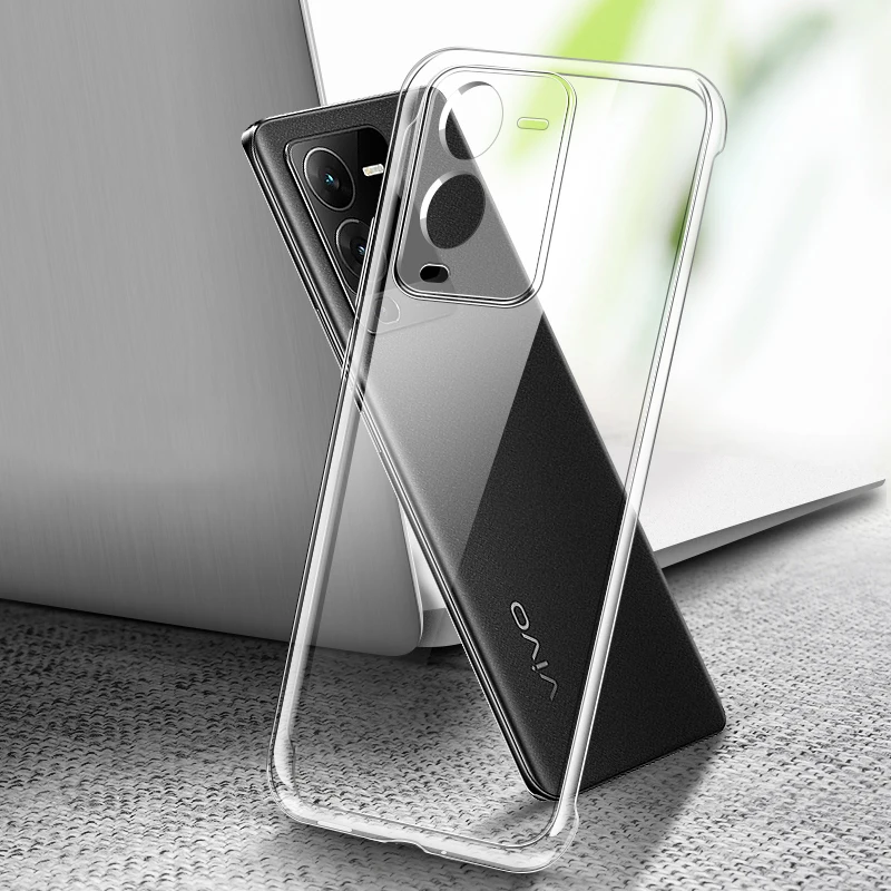 Puzdro pre luxusné mobilné telefóny pre Vivo V25 PRO V25E COQUE V25PRO 5G Mäkké čisté silikóny TPU Ochrana objektívu Originálna tenká krycia fonda