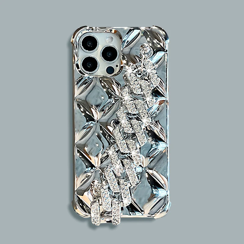 Puzdro pre luxusné zlato Plating pre Samsung S22 plus S21 Ultra Bling Fundas Fundas Shockproof Covers Covers Coques Coques